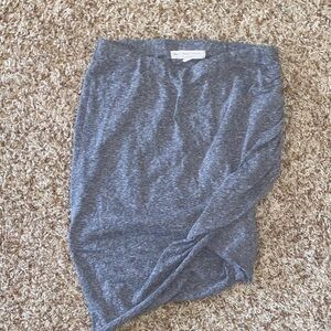 Urban Outfitters Asymmetrical Body Con Gray Skirt